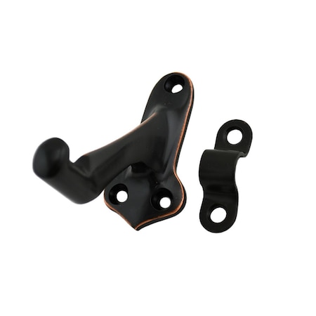 Ives Commercial Solid Brass Handrail Bracket Aged Bronze Finish 59B716